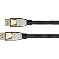 Python DisplayPort kabel - versie 1.4 (5K/8K 60Hz) / zwart - 5 meter