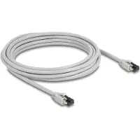 DeLOCK RJ45 Network Cable Cat.8.1 S/FTP 5 m up to 40 Gbps grey