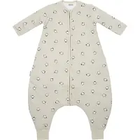 Meyco Baby Penguin baby winter slaapoverall jumper met vaste mouw - soft sand - 80cm - 2.5 TOG