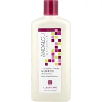 Andalou Naturals , Shampoo, Color Care, Voor geïnfuseerde vochtigheid, 1000 Rozencomplex, 11,5 fl oz (340 ml)