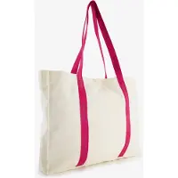 Scapino Dames shopper beige roze
