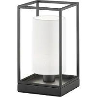 FISCHER&HONSEL GMBH Tafellamp Gilli, zwart, Woon-/ Eetkamer, metaal, Modern, Tafellamp