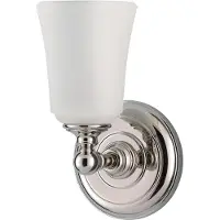 FEISS Wandlamp Huguenot Lake, dimbaar, chroom / zilver, Badkamer, Glas, Modern, Wandlamp