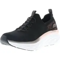 SKECHERS Sneakers laag 'D'Lux Walker Let It Glow' zwart