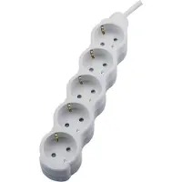Bemko VERLENGSNOER 5 VIETŲ 5M WH B06-NB5GS5M (5 m), Stroomkabel