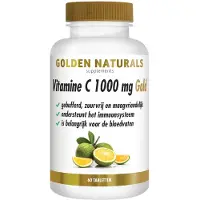 Golden naturals 2x Vitamine C Gold 1000mg Vegan 60 tabletten