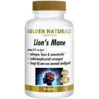 Golden naturals Lion's Mane (90 veganistische capsules)