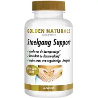 Golden naturals 2x Stoelgang Support 60 vegacapsules