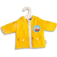 Heless Poppenkleding Dubbelzijdige Jas Geel/blauw 28-35 Cm