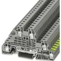 Phoenix Contact 3076040 Installatieklem voor aardleider 8.2 mm Schroeven Grijs 50 stuk(s) Piece
