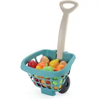 Ecoiffier Winkeltrolley met Fruit - 14dlg.