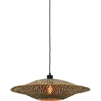 Good&Mojo Bamboe LED Hanglamp Bali | 1X E27 Max 40W | Natural/Black