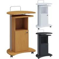 VCM Komil bureau in hoogte verstelbaar bureau, 1 plank en 1 deurwit.