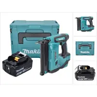Makita DBN 500 G1J accu-klemkopspijkermachine 18 V 15-50 mm + 1x accu 6,0 Ah + Makpac - zonder oplader