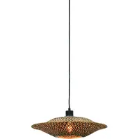 Good&Mojo Bamboe LED Hanglamp Bali | 1X E27 Max 40W | Natural/Black