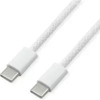 Value USB 2.0 Kabel, Type C-C, M/M, 60W, wit, 1 m