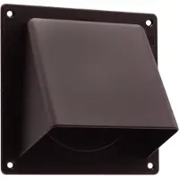 Star X Starx gevelklep Ø150 mm bruin