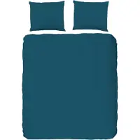Pure Dekbedovertrek Micropercal Uni - petrol 200x200/220cm