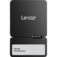 Lexar Go Portable SSD SL400 1TB including Hub Black