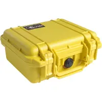 Peli Case 1200NF Koffer Klein Geel zonder Schuim