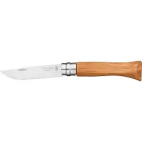 Opinel zakmes No. 6 Luxury Range, RVS, olijfhout