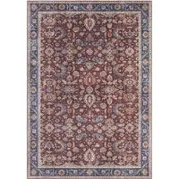 Home Collection Vloerkleed Vivana Rechthoekig - bordeauxrood 80 x 150