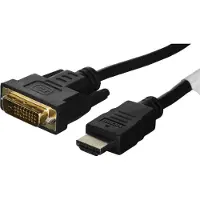 Lanberg CA-HDDV-20CU-0018-BK Videokabel-Adapter 1,8 m HDMI Typ A (Standard) DVI-D Schwarz