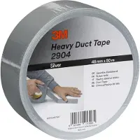 Scotch 2904D4850S Textieltape 2904 Zilver (l x b) 50 m x 48 mm 1 stuk(s)