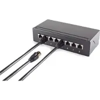 S-Conn Cat.8.1 F/FTP PIMF patchkabel, LSZH, grijs, 0,5 meter