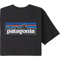 Patagonia T-Shirt Men P-6 Logo Responsibili-Tee Black-M