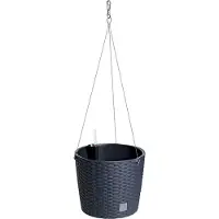 Prosperplast Round Flowerpot 8.9l Rato Ws 25.6x25.6x21.9 Cm Zwart