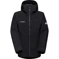 Mammut - Toerskikleding - Crater IV HS Hooded Jacket Men Black voor Unisex van Gerecycled Polyester - Maat S - Zwart