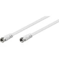 Goobay SAT aansluitkabel, wit, 10 m (Antennekabel), Antennekabel