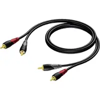 Procab CLA800 2x RCA Male - 2x RCA Male 5 Meter