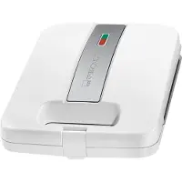 Clatronic ST3629 Sandwich toaster Wit, Zilver