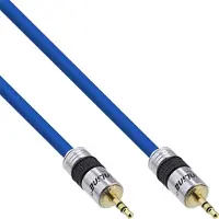 InLine Premium 3,5mm Jack stereo audio kabel / blauw - 20 meter