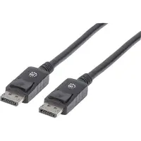 Manhattan 306935 DisplayPort kabel 1 meter Zwart