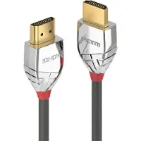 Lindy 37875 HDMI-kabel HDMI Aansluitkabel HDMI-A-stekker, HDMI-A-stekker 7.50 m Grijs 4K UHD