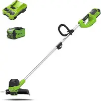 Greenworks G40LTK2 40V Draadloze grastrimmer | groen/zwart