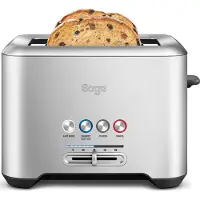 Sage the Bit More 2 Slice Brushed Stainless Steel Broodrooster