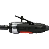 YATO Rechthoekige pneumatische slijper - - 6mm - 25.000 t/min - Snelheidsregelaar - 360 luchtuitlaat