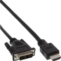 InLine - Câble adaptateur - DVI-D mâle pour HDMI mâle - 1.5 m - noir - vis moletées