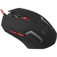 Esperanza Fighter MX205 Optische Gaming Muis - Zwart/Rood