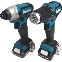 Makita Gereedschapsset - - CLX224X - Boor-schroefmachine en slagschroevendraaier - 2 accu's 12V 1,5Ah - Inclusief koffer