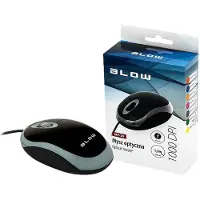 BLOW Optische, bedrade muis WIRED MP-20 BLOW USB 100DPI grijs
