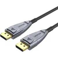 UNITEK C1616GY DisplayPort kabel 10 m Zwart, Grijs