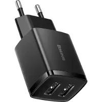 Baseus Compact Charger 2U 10.5W EU Black