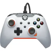 PDP Bedrade controller - Atomic White (wit/oranje, voor Xbox Series X|S, Xbox One, PC)