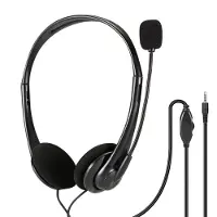 Capida FH2010 Koptelefoon met Microfoon - Volumeregeling - 3,5mm jack - Zwart
