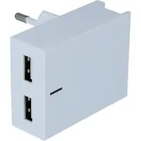 Swissten 3A Dual Travel Charger - 22047000 + Lightning USB Cable - White